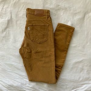 Levi’s 721 High Rise Skinny Corduroy Pants